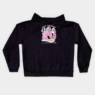 Pink Data Unicorn Kids Hoodie